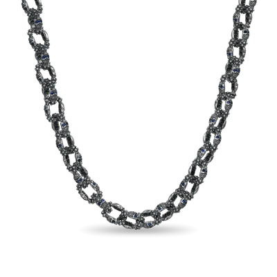 Aporro X Double-Sided Skull Link Necklace & Wallet Chain