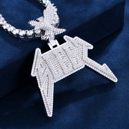 Custom Lightning Font Pendant