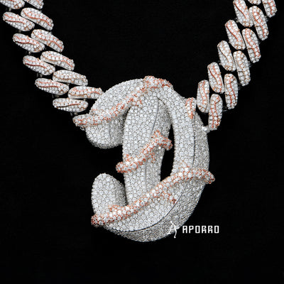 APORRO Premium Custom Letter D Necklace