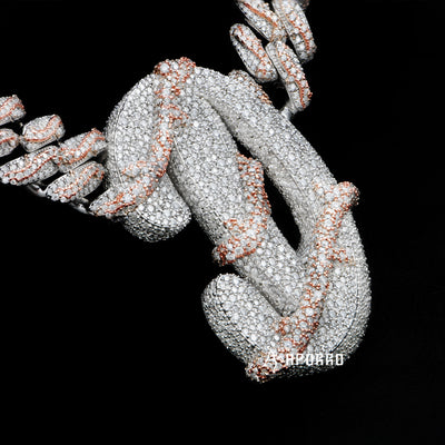 APORRO Premium Custom Letter D Necklace