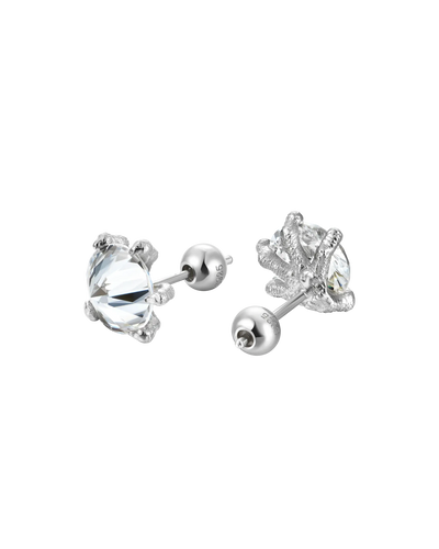 S925 WONG Dragon Claw Earrings - Pair