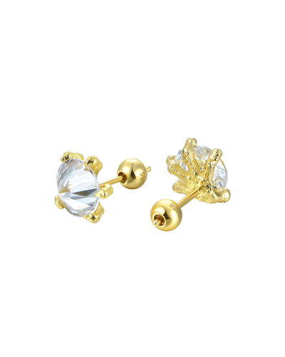 S925 WONG Dragon Claw Earrings - Pair
