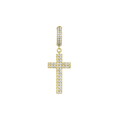 Cross Dangly Earring - Single