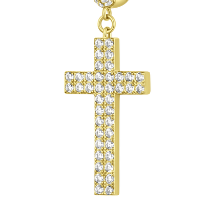 Cross Dangly Earring - Single