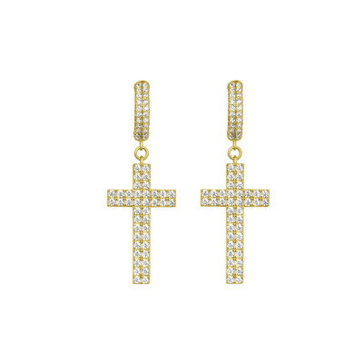 Cross Dangly Earring - Single