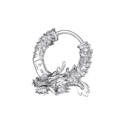 WONG Dragon Hoop Earring - Single