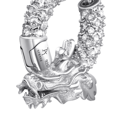 WONG Dragon Hoop Earring - Single