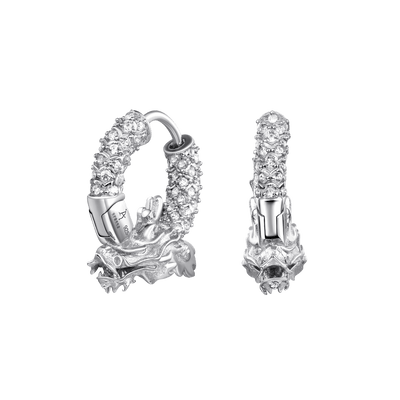 WONG Dragon Hoop Earring - Single