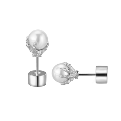 WONG Dragon Pearl Stud Earring - Single