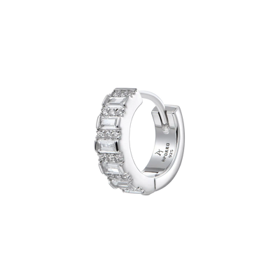Baguettes Hoop Earring - Single