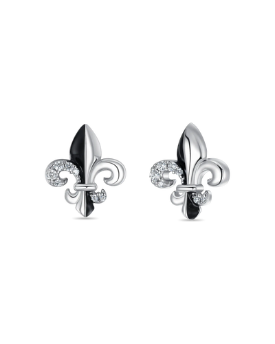 S925 Fleur de lis Stud Earring