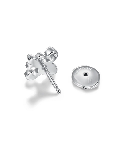 S925 Fleur de lis Stud Earring