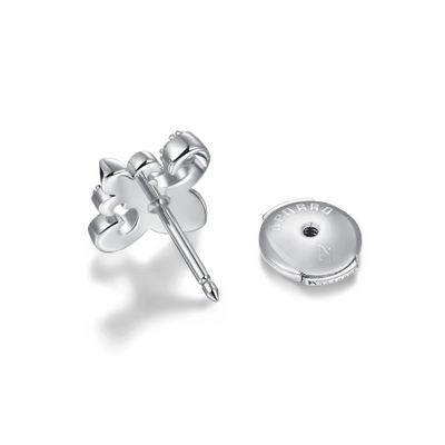 S925 Fleur de lis Stud Earring