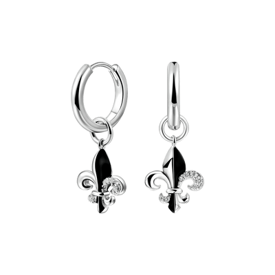 Fleur de lis Dangly Earring - Single