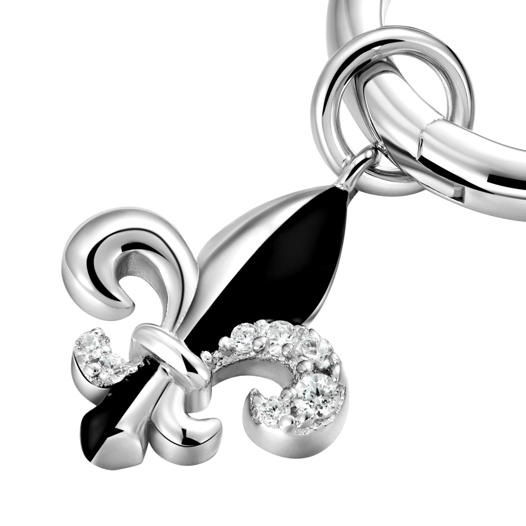 Fleur de lis Dangly Earring - Single