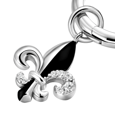 Fleur de lis Dangly Earring - Single
