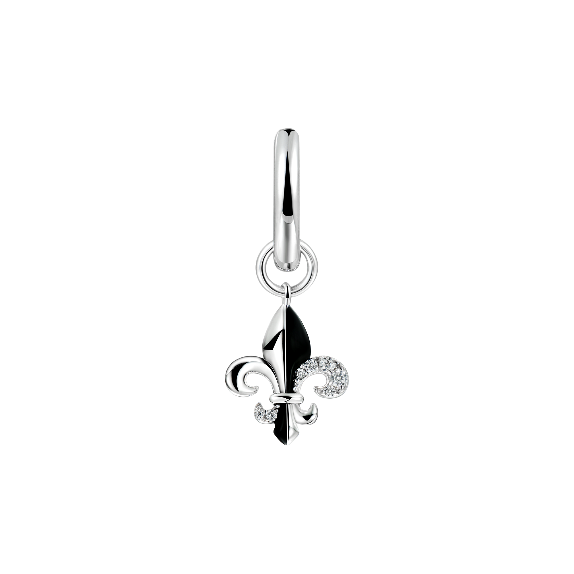 Fleur de lis Dangly Earring - Single