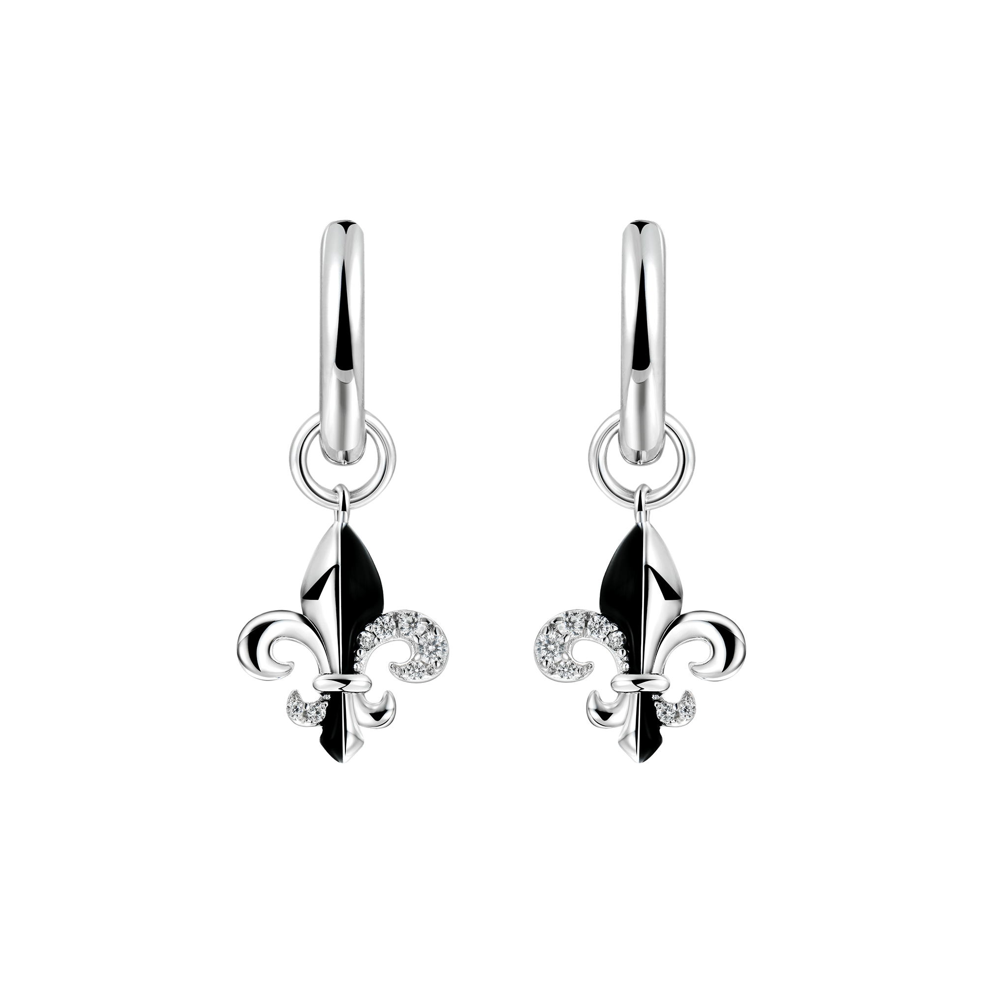 Fleur de lis Dangly Earring - Single