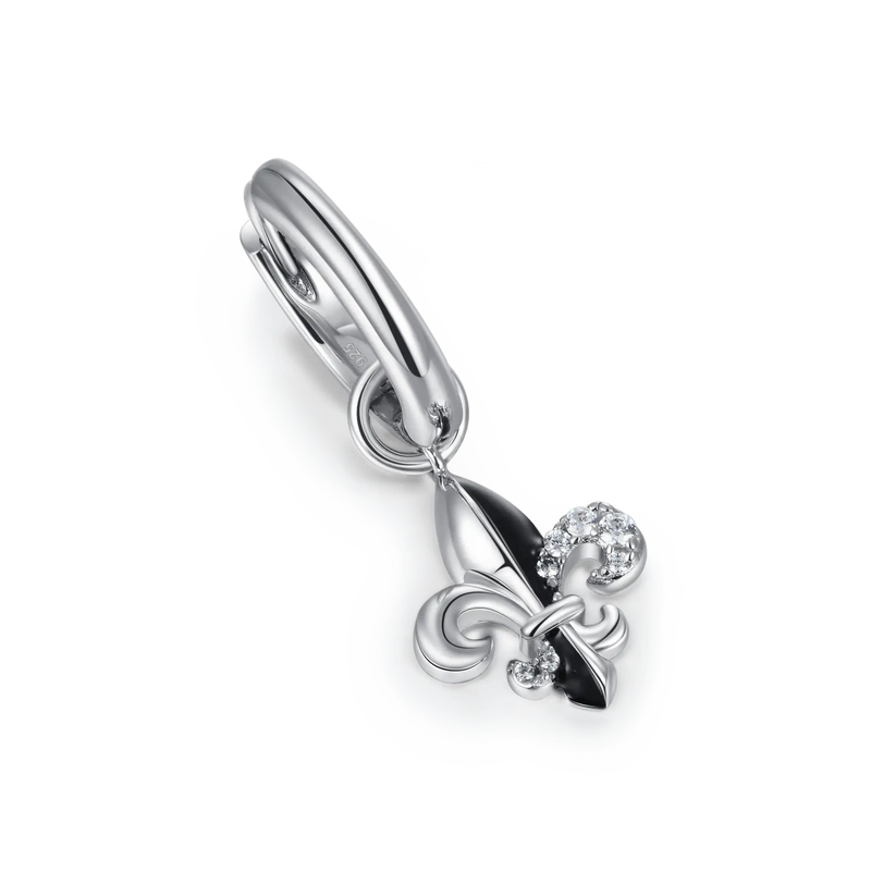 Fleur de lis Dangly Earrings-Pair - APORRO