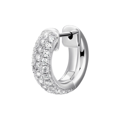 S925 Cluster Hoop Earring