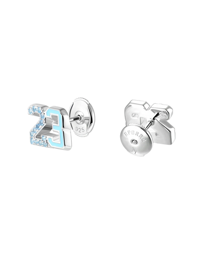 S925 Number 23 Stud Earring