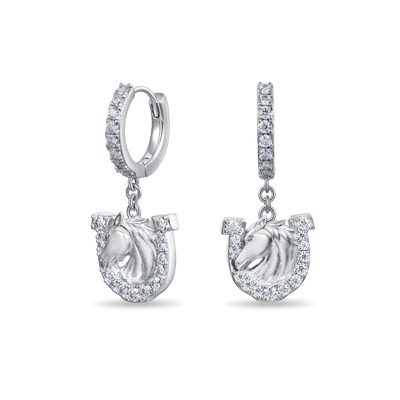 Moissanite S925 Horseshoe Dangly Earring