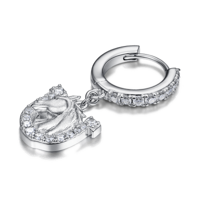 Moissanite S925 Horseshoe Dangly Earring