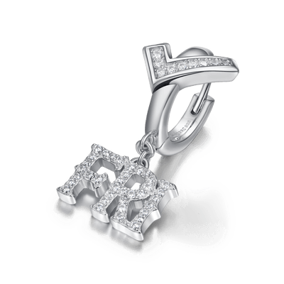 Moissanite S925 MON/FRI Dangly Earring