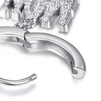 Moissanite S925 MON/FRI Dangly Earring