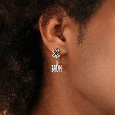 Moissanite S925 MON/FRI Dangly Earring