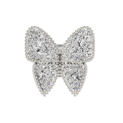 Youth S925 Vivid Clustered Butterfly Stud Earring
