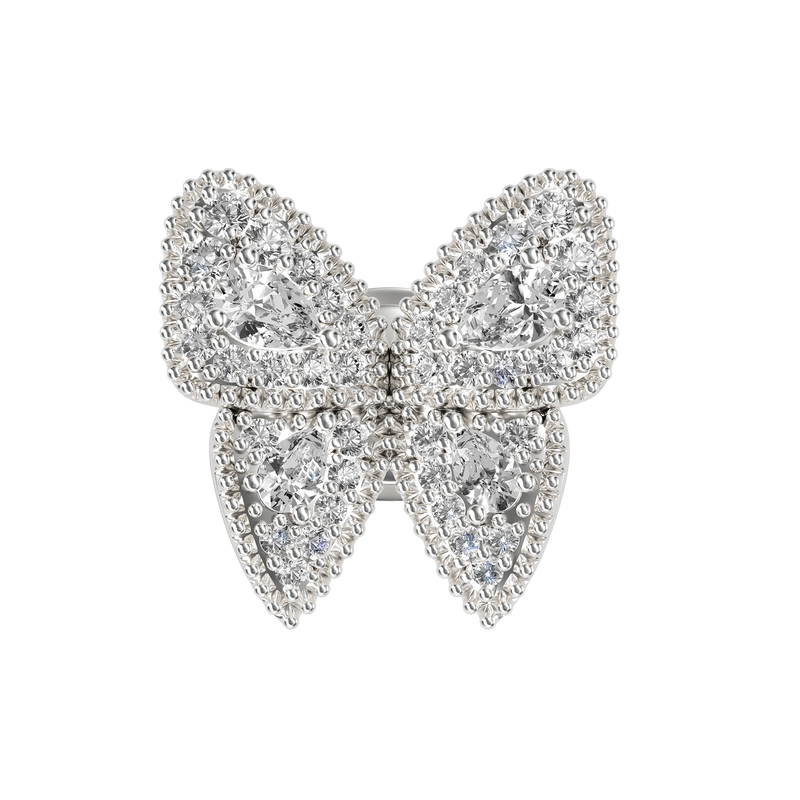 Vivid Clustered Butterfly Stud Earring - APORRO