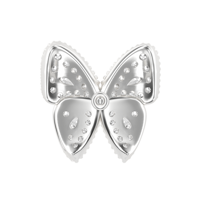 Youth S925 Vivid Clustered Butterfly Stud Earring
