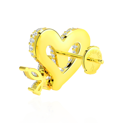S925 Loving Grace Butterfly Stud Earring