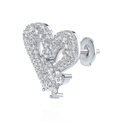 S925 Loving Grace Butterfly Stud Earring