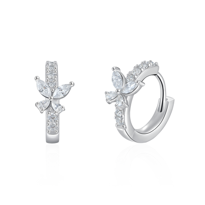S925 Eternal Grace Butterfly Hoop Earring