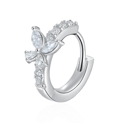 S925 Eternal Grace Butterfly Hoop Earring