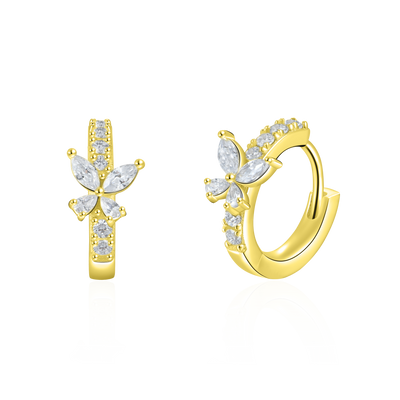 S925 Eternal Grace Butterfly Hoop Earring