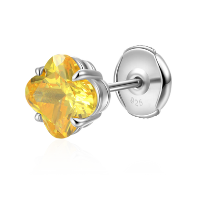 Blossom Cut Stud Earrings - Single
