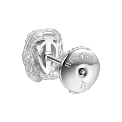 Moissanite S925 Coiled Snake Stud Earrings