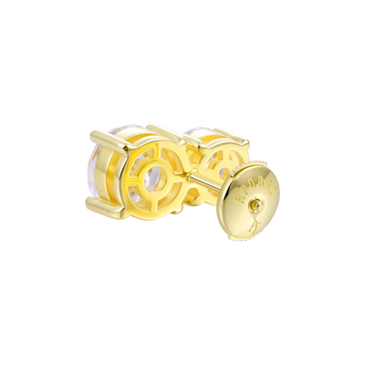 Single Toi et Moi Stud Earrings – Twin Rounds