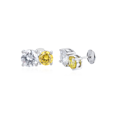 #Diamond_White + Yellow Diamond ( 18k White Gold )