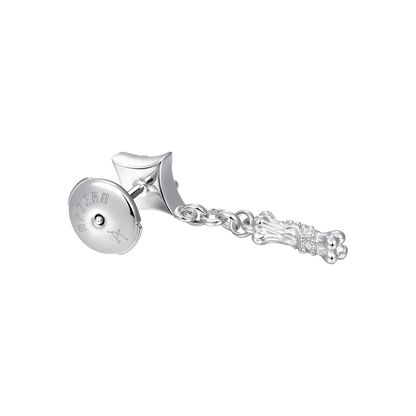 S925 Sparkling Bones Dangly Earring