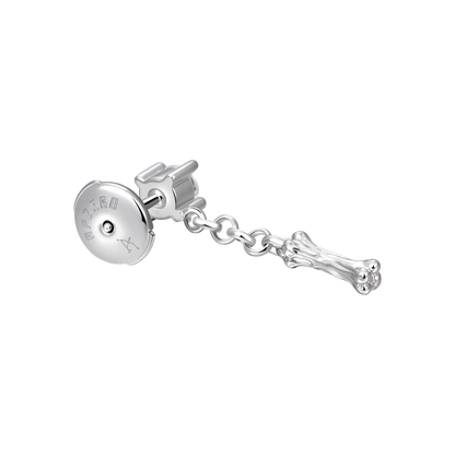 S925 Sparkling Bones Dangly Earring