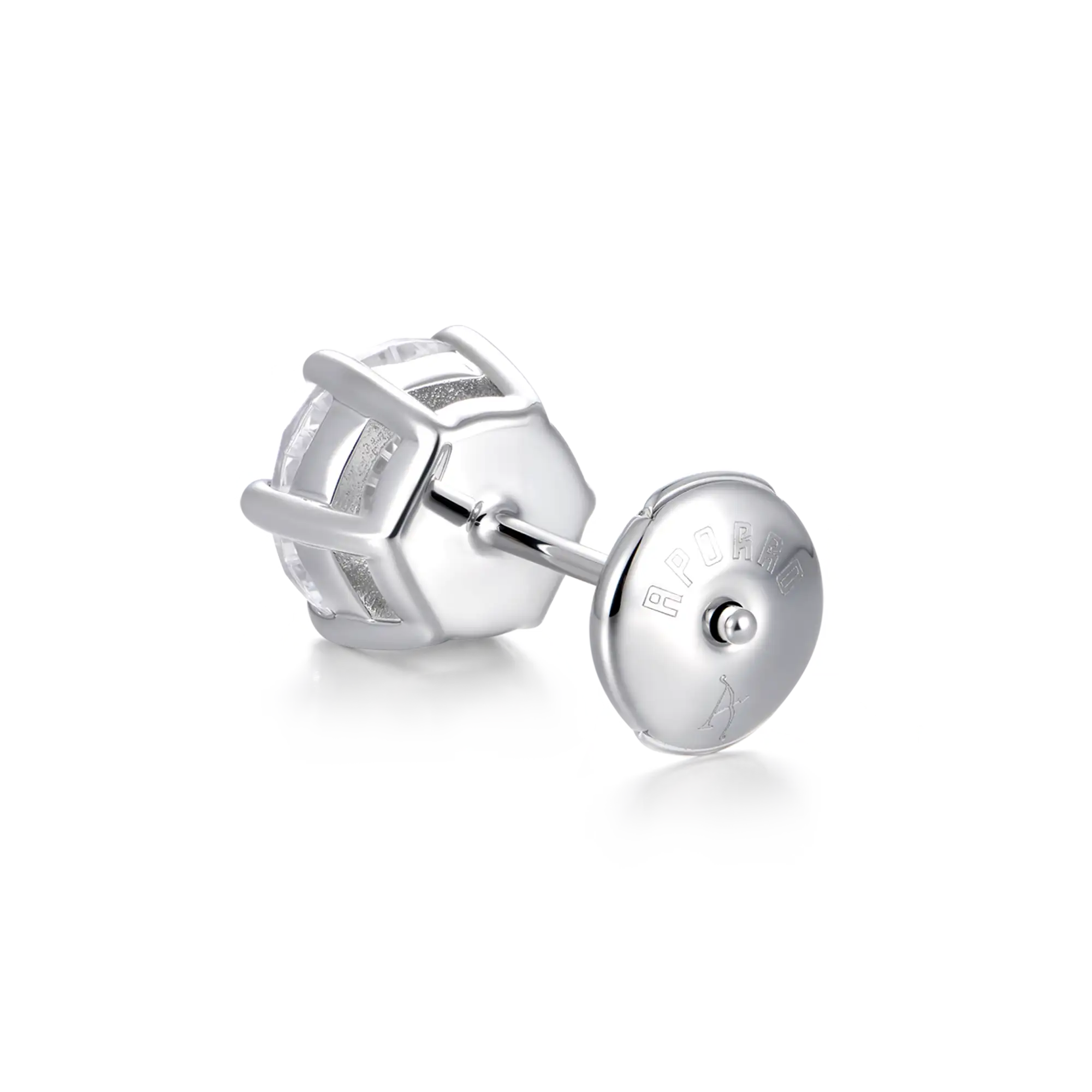 Portuguese Cut Stud Earring