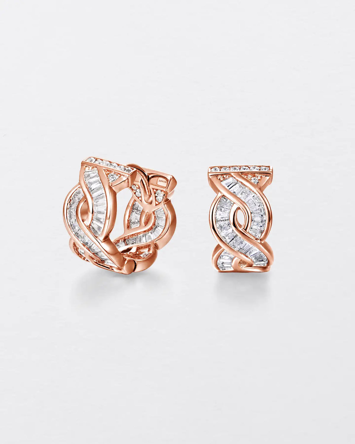 APORRO DNA Hoop Earrings