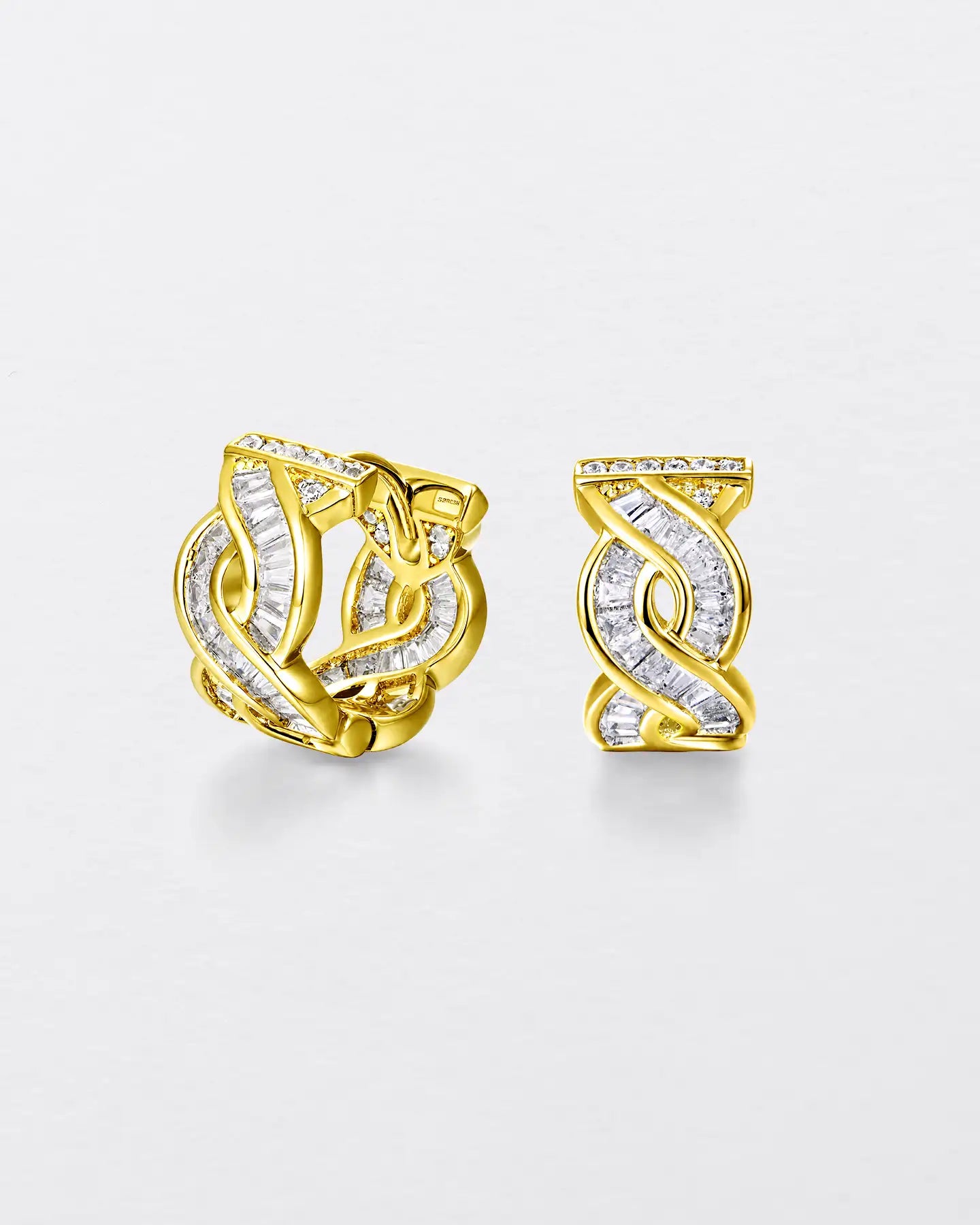 APORRO DNA Hoop Earrings
