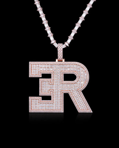 APORRO Premium Custom Emerald cut Logo Pendant