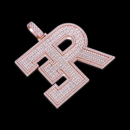 APORRO Premium Custom Emerald cut Logo Pendant
