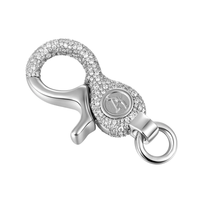 APORRO Brass Iced Lobster Clasp